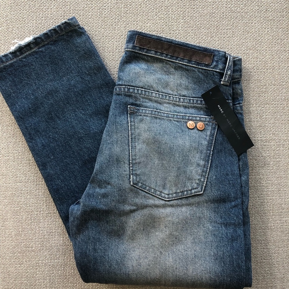 NEW Marc by Marc Jacobs Distressed Denim Pants 32